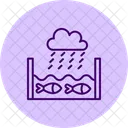Farm Rainwater Harvesting System Farm Wind Icon