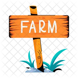 Farm Sign  Icon