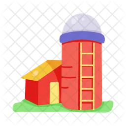 Farm Silo  Icon