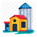 Farm Storage Farm House Barn House Symbol