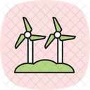 Farm Wind Energy System Farm Solar Icon