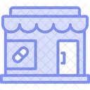 Farmacia Duotone Line Icone Icon