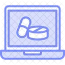 Farmacia Online Duotone Line Icone Icon