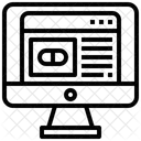Farmacia En Linea Medicina En Linea Medicamento Icono