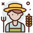 농부 직업 전문가 아이콘