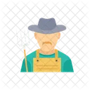 Farmer Person Man Icon