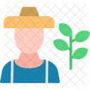 Farmer Man Avatar Icon