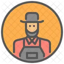 Farmer Occupation Male Icon