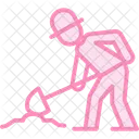 Farmer Digging Farmer Digging Icon