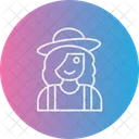 Farmer Female Icon