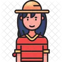 Farmer girl  Icon
