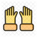 Farmer Glove Safety Equipment Icon