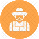 Farmer Agriculturist Grower Icon