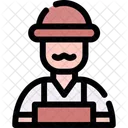 Farmer Agriculturist Grower Icon