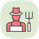Farmer Farm Agriculture Icon