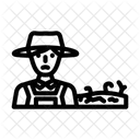 Farmer Near Contaminated Icon