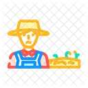 Farmer Near Contaminated Icon