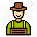 Farmer Person Profession Icon