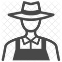 Farmer Agriculturist Gardener Icon