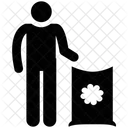 Farmer Peasant Man Icon