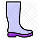 Cowboy Boots Farmer Shoe Long Boots Icon
