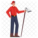 Farmer Agriculture Farming Icon