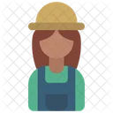 Farmer Woman  Icon