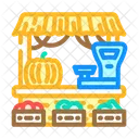 Farmers Market Autumn Icon