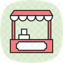 Farmers Market Stall Icon