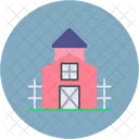Farmhouse Farm Building Icon
