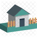 Farmhouse Rural House Country House Icon