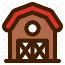 Farmhouse Farm Barn Icon