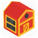 Farmhouse Barn Home Icon