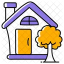 Farmhouse Building Country House Icon