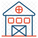 Farmhouse Building House Icon