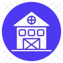 Farmhouse Building House Icon