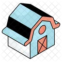 Farmhouse Farmstead Barn Icon