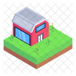 Farmhouse Land  Icon