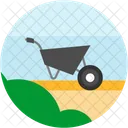 Farming Wheelbarrow Gardening Icon