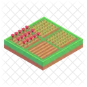 Farmland Farming Lands Agriculture Icon