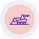 Farming Machinery Land Icon