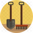 Spade Fork Pitchfork Icon