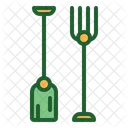 Farming Tools Farming Fork Showel Icon