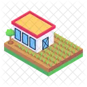 Farmhouse Farm Hut Farmyard Icon