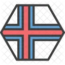 Faroe Ilha Europeia Ícone