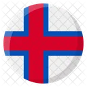 Faroe Islands Flag Country Icon