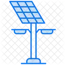 Farola Solar Solar Luz Icono
