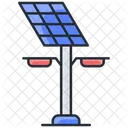 Farola Solar Solar Luz Icono