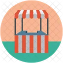 Fasfood Stand Trolley Icon