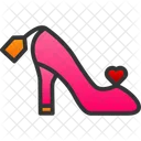 Fashion Female Footwear Icon